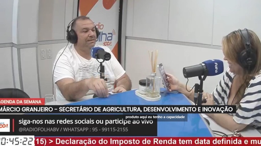 Entrevista foi concedida à Rádio Folha FM (Foto: Reprodução/Facebook/Folha FM)
