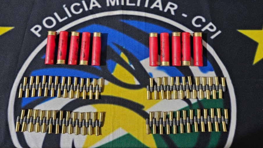 Munições foram apreendidas pela Polícia Militar (Foto: Divulgação/PMRR)