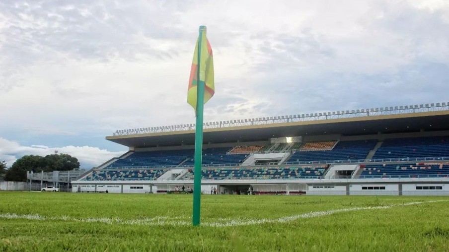Estádio Canarinho recebe mais uma rodada dupla do Roraimão 2024. Crédito: Reynesson Damasceno/Real