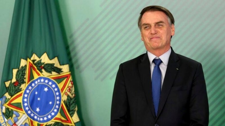O ex-presidente Jair Bolsonaro no Palácio do Planalto (Foto: Wilson Dias/Agência Brasil)
