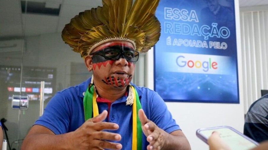 As lideranças indígenas urgência ao reconhecimento da professora ao cargo. (Foto: Wenderson Cabral/FolhaBV)
