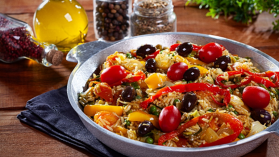 Aprenda a fazer uma deliciosa receita de Paella Vegetariana