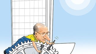 Alckmin recebeu em seu gabinete apenas um deputado e três senadores