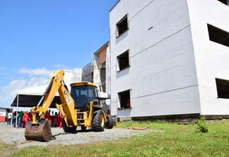 O edifício têm 4.245m² e irá comportar todo o setor administrativo da UERR. (Foto: Nilzete Franco/Folha BV)