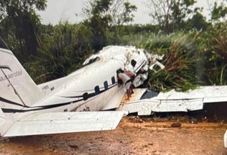 Aeronave envolvida no acidente (Foto: Reprodução) 