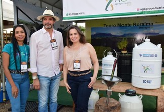 AG Agropecuária é representada por Vilton Lima e Ana Carolina Santos. (Foto: Nilzete Franco/FolhaBV)