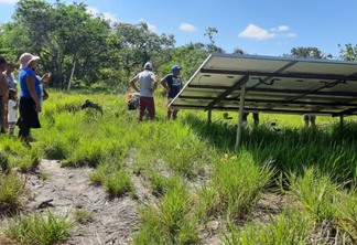 Sistema auxilia na captação de água para irrigação das plantações na comunidade - Foto: Divulgação