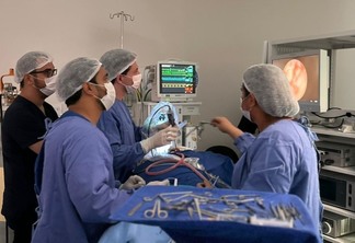 Cirurgia foi realizada no dia 32 de dezembro (Foto: Divulgação/Sesau)