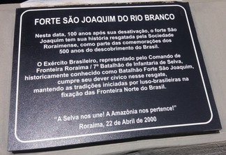 FORTE DE SÃO JOAQUIM DO RIO BRANCO