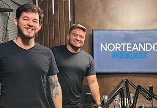 Podcast Norteando é apresentado por Wharlison Aguiar e David Barbosa (Foto: Arquivo Pessoal)