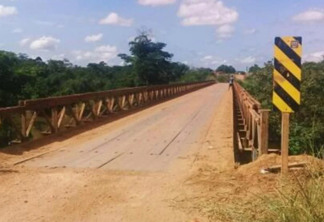 Relatório mostrou que ponte sobre o rio Cachorro está em péssimas condições (Foto: Divulgação)