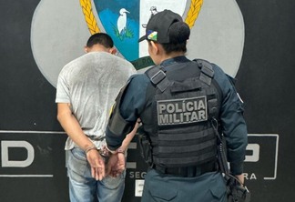 Homem foi levado à sede da Dicap (Foto: Divulgação/PMRR)
