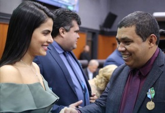 Soldado Sampaio anunciou ainda que será cabo eleitoral e coordenador de campanha de Catarina Guerra.