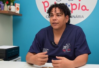 Ismael Braz é médico veterinário comportamental (Foto: Nilzete Franco/FolhaBV)