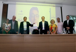 O evento de assinatura do protocolo de intenções ocorreu nesta manhã, 7 (Foto: Wenderson Cabral/FolhaBV)