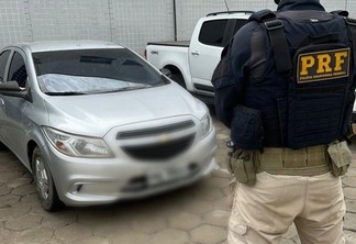 O carro foi apreendido e o condutor encaminhado para a Polícia Civil em Boa Vista (Foto: Divulgação)