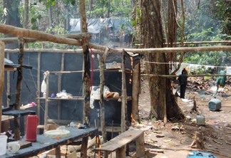 Ação foi realizada na Terra Yanomami (Foto: Divulgação/Forças Armadas)