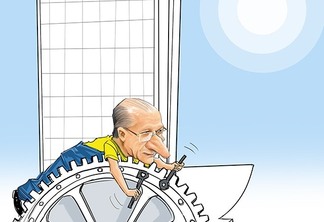 Alckmin recebeu em seu gabinete apenas um deputado e três senadores