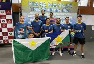 Atletas de Tênis de Mesa da Roraima (Foto: Divulgação)