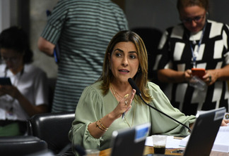Senadora Soraya Thronicke é a relatora do projeto do marco temporal na Comissão de Agricultura e Reforma Agrária (Foto:  Roque de Sá/Agência Senado)