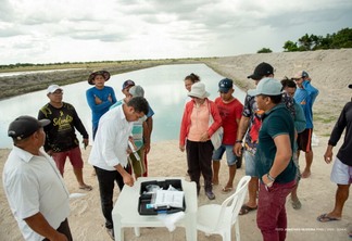 Expectativa é retirar 1.800 kg de tambaqui para a subsistência alimentar da comunidade (Foto: Divulgação/PMBV)
