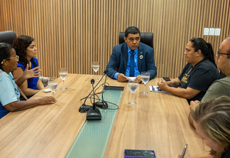 O encontro aconteceu na Sala de Reuniões anexa ao Plenário Noêmia Bastos Amazonas. (Foto: reprodução/ALE-RR)