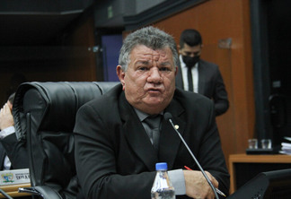 O deputado estadual de Roraima, Gabriel Picanço, em discurso na Assembleia Legislativa de Roraima (Foto: SupCom ALE-RR)