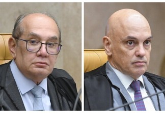 Os ministros Gilmar Mendes e Alexandre de Moraes, do Supremo Tribunal Federal (Fotos: Carlos Moura/SCO/STF)