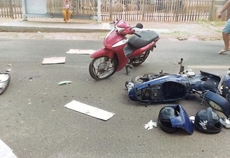 Motos envolvidas no acidente (Foto: Divulgação) 