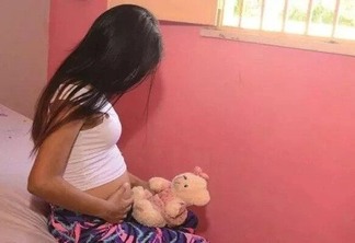 A menina está grávida de 8 meses (Foto: Ilustrativa/Nilzete Franco/FolhaBV) 