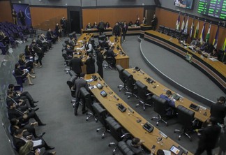 O plenário da Assembleia Legislativa de Roraima nesta terça-feira (Foto: Nonato Sousa/SupCom ALE-RR)