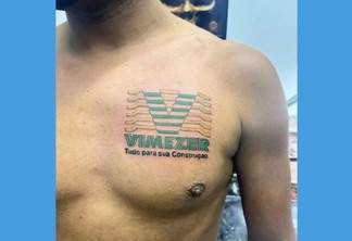 Tatuagem com a logo da empresa aconteceu após promoção de cargo, diz Isaías - Reprodução/Instagram/isaiascostajr