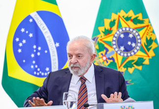 O presidente Luiz Inácio Lula da Silva durante reunião sobre a nova Crise Yanomami, no Palácio do Planalto (Foto: Ricardo Stuckert/PR)
