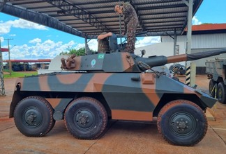 Exército Brasileiro envia modelos de tanque para Boa Vista, a partir de Campo Grande (Foto: CMO)