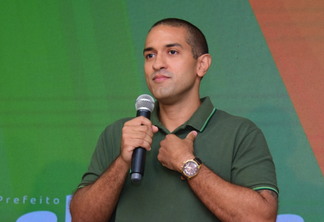 O prefeito Arthur Henrique em convenção de 2020 (Foto: Nilzete Franco/Arquivo FolhaBV)
