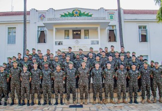 Militares na Escola de Sargentos das Armas, em Três Corações, interior mineiro (Foto: ESA/Fotocine)