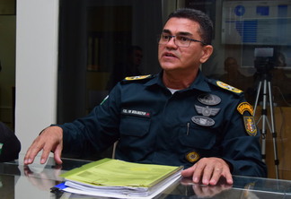 O comandante-geral da Polícia Militar, coronel Miramilton Goiano de Souza (Foto: Nilzete Franco/FolhaBV)