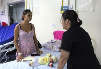 As Doulas são mulheres experientes no parto e que proporcionam conforto emocional durante o nascimento do bebê. (Foto: Ascom /Sesau)