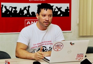 Antonio Carlos Júnior, presidente da Seção Sindical dos Docentes da UFRR (SESDUF-RR). (Foto: Wenderson Cabral/FolhaBV)