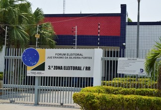 Sede da 3ª Zona Eleitoral, em Alto Alegre (Foto: Nilzete Franco/FolhaBV)