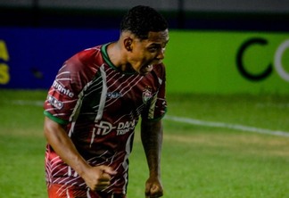 Ligeirinho comemora gol que salvou Tricolor da segunda derrota (Foto: BS Oficial)
