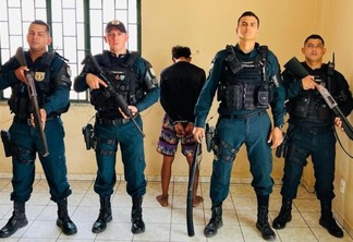 O infrator foi levado à Central de Flagrantes (Foto: Divulgação) 
