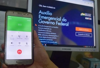 Por meio do número 111, as pessoas podem ligar para tirar dúvidas sobre o auxílio emergencial (Foto: Nilzete Franco/FolhaBV)