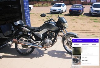 Golpista clonou anuncio da moto oferecida por R$ 5,5 mil e fechou negócio com vítima por R$ 2,6 mil - Foto: Aldenio Soares
