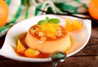 Pudim de laranja especial, que pode ser preparado como sobremesa para o Dia das Mães (Foto: Divulgação)