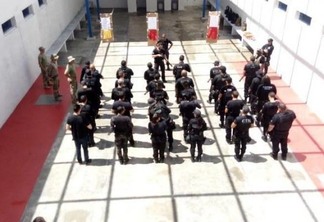 A Força Tarefa de Intervenção Penitenciária atua na Pamc desde novembro de 2018 (Foto: Divulgação)