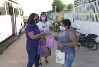 Após o lançamento da campanha, as equipes iniciaram a distribuição de kits contendo material informativo (Foto: Divulgação)