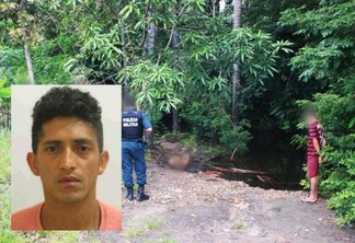 O corpo de Clério Alves Meire Junior, de 41 anos foi encontrado nu, sem documentos e coberto por folhas - Foto: Aldenio Soares/Arquivo Pessoal
