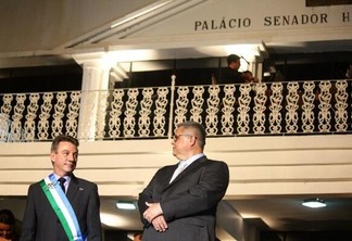 Governador Antonio Denarium e vice Frutuoso Lins (Foto: Arquivo FolhaBV)