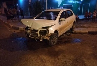 O carro Gol branco era conduzido pelo autônomo de 26 anos - Foto: Divulgação